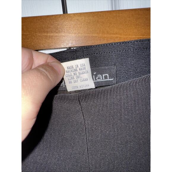 Equestrian Brand Women’s Pull On Ribbed Riding Suede Accent Pants Size M USA - Picture 4 of 9